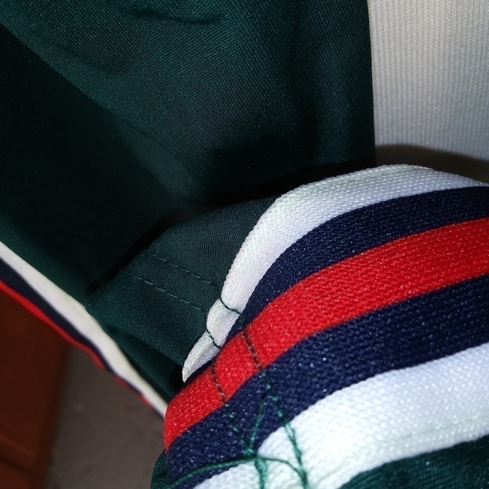 Women Green Track Pants Straight Leg Size Small - Picture 4 of 5
